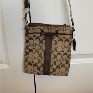 Brown coach crossbody